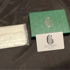 Goyard Green Box with White Accessories